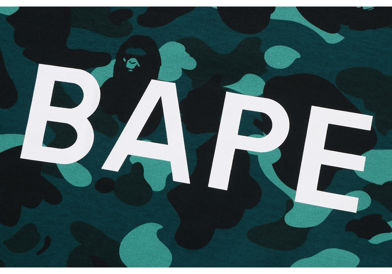 COLOR CAMO BAPE RELAXED FIT TEE MENS