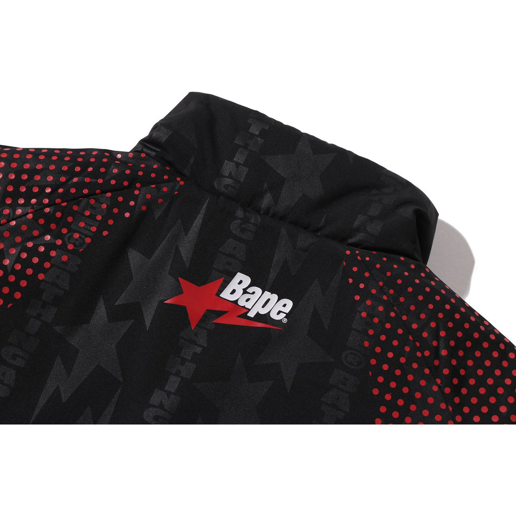 ABA FRAME MONOGRAM JACQUARD MULTI LOGO PADDED JACKET MENS