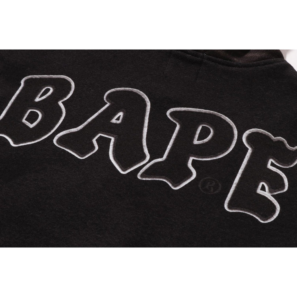 1ST CAMO SHARK HOODIE PRINT SWEAT VARSITY JACKET KIDS