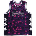 COLOR CAMO MESH MULTI LOGO RELAXED FIT TANK TOP MENS