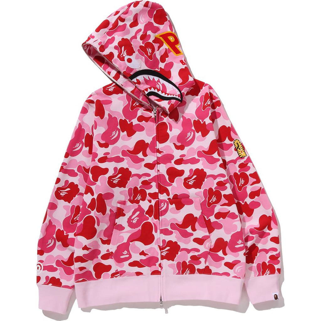 ABC CAMO 2ND SHARK FULL ZIP HOODIE MENS